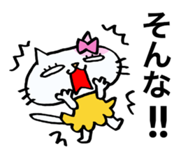 Cat girl of adult. sticker #10847216