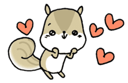 Attach a squirrel to a conversation sticker #10847477