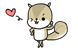 Attach a squirrel to a conversation sticker #10847479