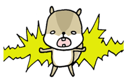 Attach a squirrel to a conversation sticker #10847487