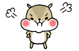 Attach a squirrel to a conversation sticker #10847491