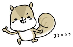 Attach a squirrel to a conversation sticker #10847494