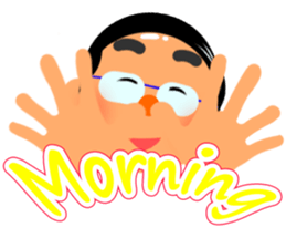 Cute daddy! "English version" sticker #10847586