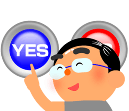 Cute daddy! "English version" sticker #10847590