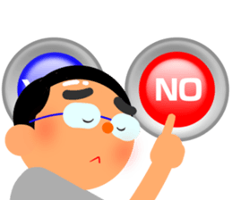 Cute daddy! "English version" sticker #10847591