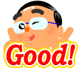 Cute daddy! "English version" sticker #10847593