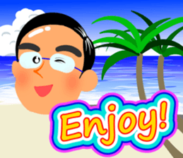 Cute daddy! "English version" sticker #10847596