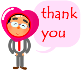 Cute daddy! "English version" sticker #10847597