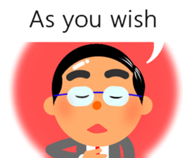 Cute daddy! "English version" sticker #10847605