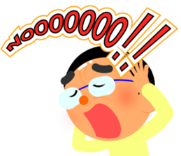 Cute daddy! "English version" sticker #10847610