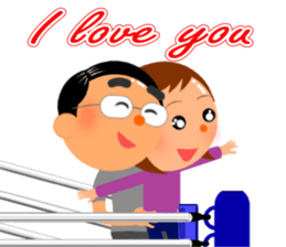 Cute daddy! "English version" sticker #10847615