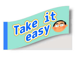 Cute daddy! "English version" sticker #10847616