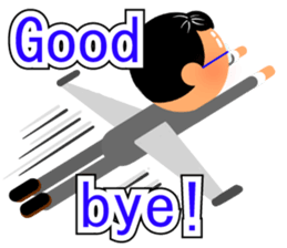 Cute daddy! "English version" sticker #10847617