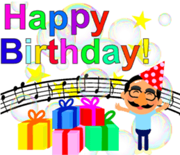 Cute daddy! "English version" sticker #10847621