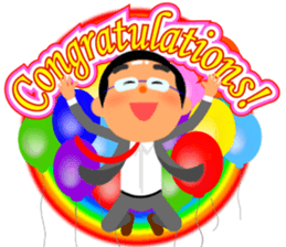 Cute daddy! "English version" sticker #10847622