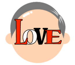 Cute daddy! "English version" sticker #10847623