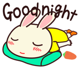 Usagikochan 5 (English) sticker #10848466