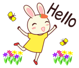 Usagikochan 5 (English) sticker #10848468