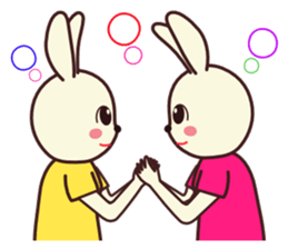 Usagikochan 5 (English) sticker #10848481