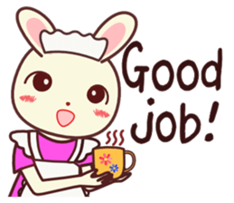 Usagikochan 5 (English) sticker #10848485