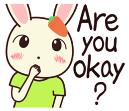 Usagikochan 5 (English) sticker #10848486