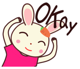 Usagikochan 5 (English) sticker #10848488