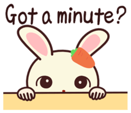 Usagikochan 5 (English) sticker #10848492