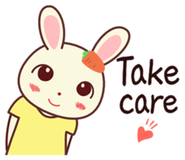 Usagikochan 5 (English) sticker #10848497