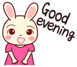 Usagikochan 5 (English) sticker #10848499