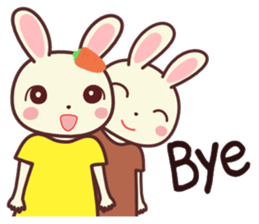 Usagikochan 5 (English) sticker #10848501