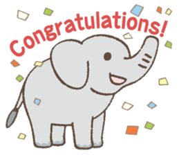 Cute Chatty Animals (English version) sticker #10848751