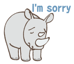 Cute Chatty Animals (English version) sticker #10848755