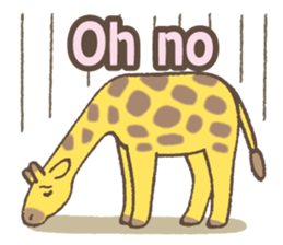 Cute Chatty Animals (English version) sticker #10848778