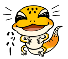 Best leopard gecko sticker #10849461