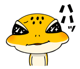 Best leopard gecko sticker #10849462