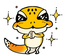 Best leopard gecko sticker #10849464