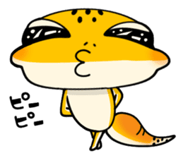 Best leopard gecko sticker #10849467