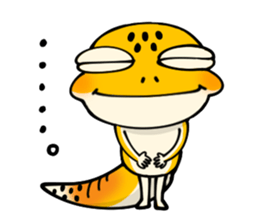 Best leopard gecko sticker #10849473
