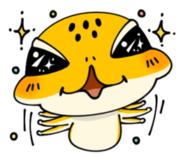 Best leopard gecko sticker #10849479