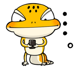 Best leopard gecko sticker #10849481