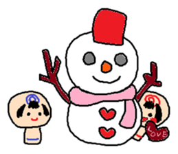 Sticker of four seasons sticker #10850093