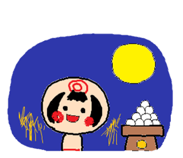 Sticker of four seasons sticker #10850112