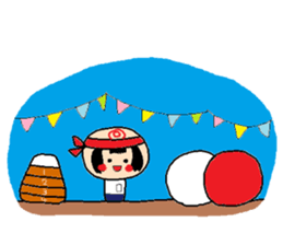 Sticker of four seasons sticker #10850114