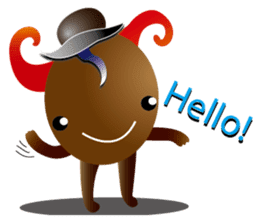 Bean Young 1 sticker #10850453