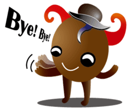 Bean Young 1 sticker #10850462