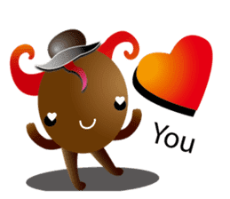 Bean Young 1 sticker #10850465