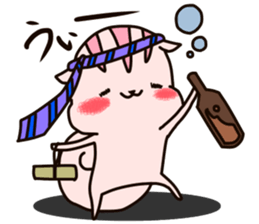 Plump squirrel 2 sticker #10851057