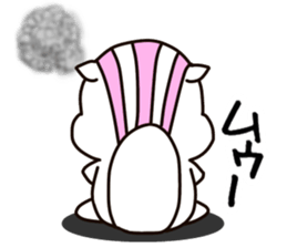 Plump squirrel 2 sticker #10851083