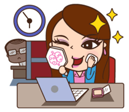 Salary Lady Life sticker #10851968