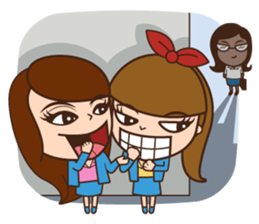 Salary Lady Life sticker #10851969